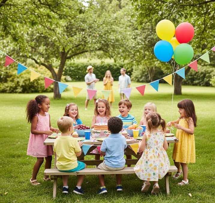 Anniversaire en plein air : nos astuces pour une fête réussie sans stress